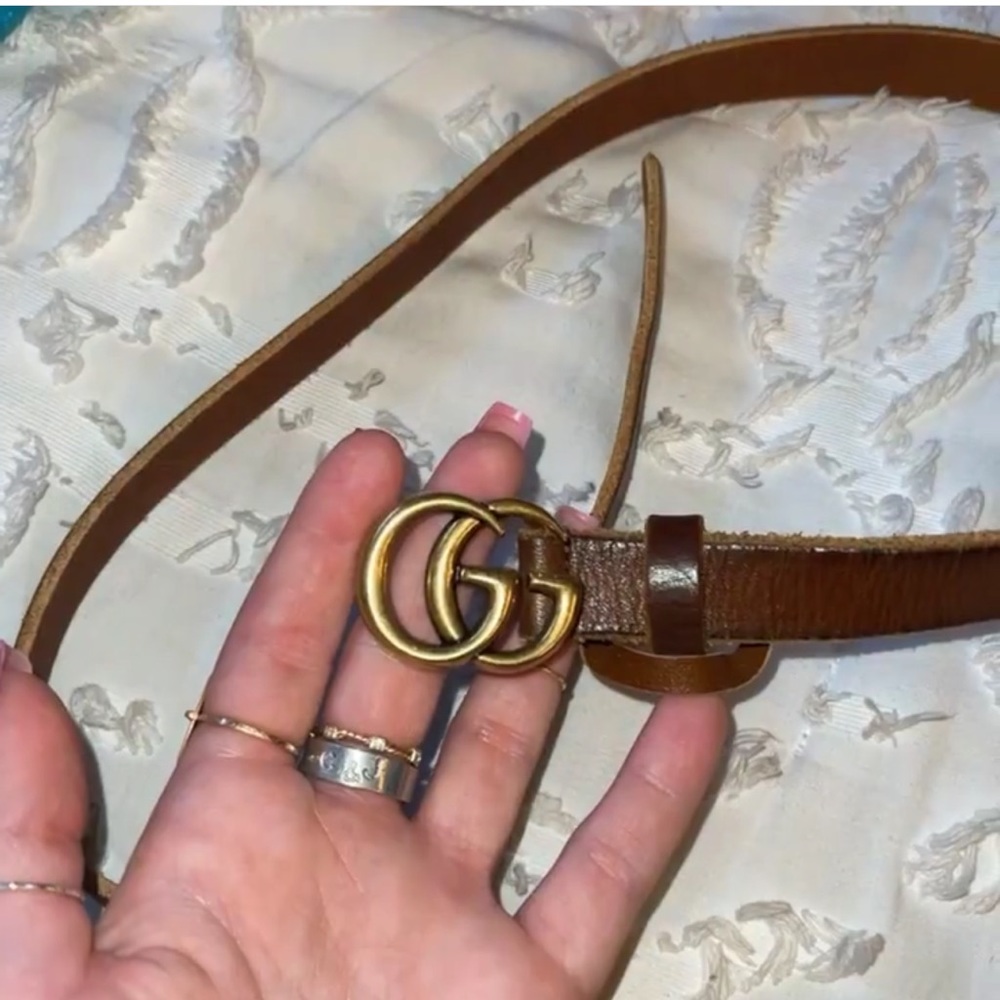 Thin Gucci Belt